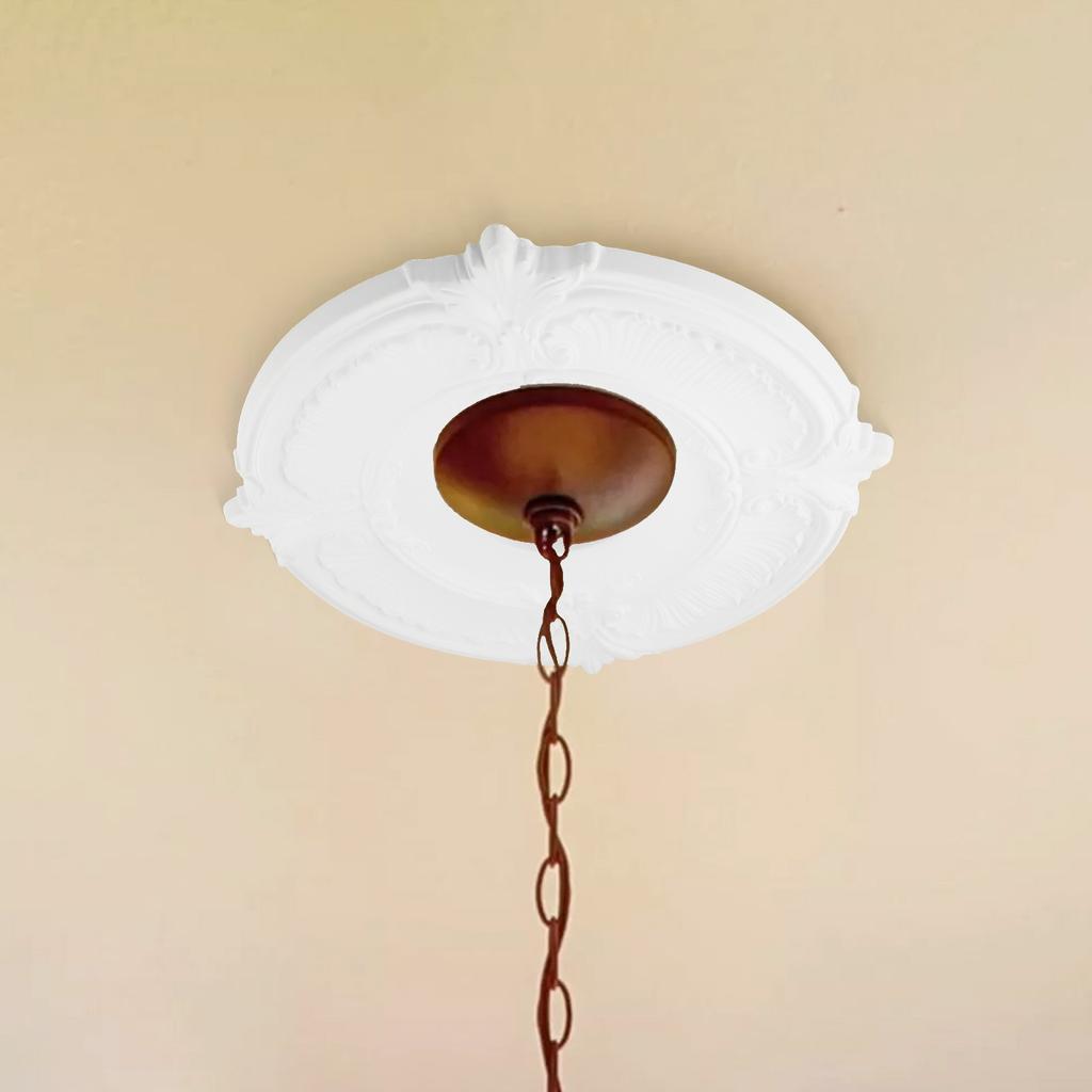 Stropní ventilátor, medailon, stropní ventilátor, medailon, evropská řezba, PU