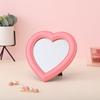 Web Celebrity Cosmetic Mirror Mini Heart Student Dormitory Girl Mirror Portable