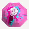 1 Stück Spider-Gwen Automatisches Faltschirm - Kompaktes 8-Rippen-Design, Langlebiger Kunststoff & Eisen, Tägliche Nutzung F104007