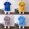 Childrens Sport Set With Short Sleeve Tshirt And Short Pants For Active Kids