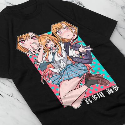 My Dress Up Darling Tshirt Marin Kitagawa Shirt Wakana Gojo TShirt Anime Tee Cotton All Size