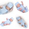 10" Lifelike Full Body Soft Vinyl Silicone Dolls Real Newborn Baby Girl Handmade