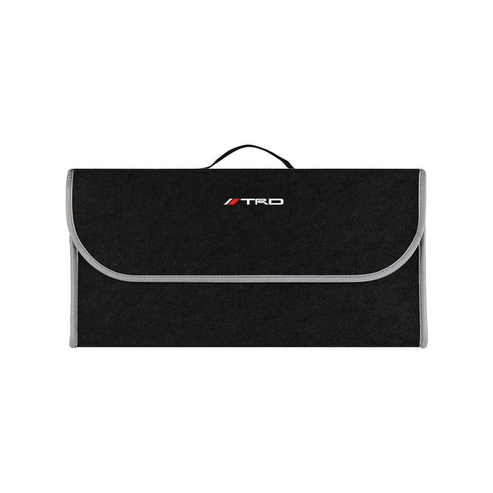 Auto Weiche Filz Aufbewahrungstasche Organizer Autos Faltbare Kofferraumtasche für Toyota Trd GR C-hr Prado Rav4 Yaris Hilux Prius Avensis Corolla Camry