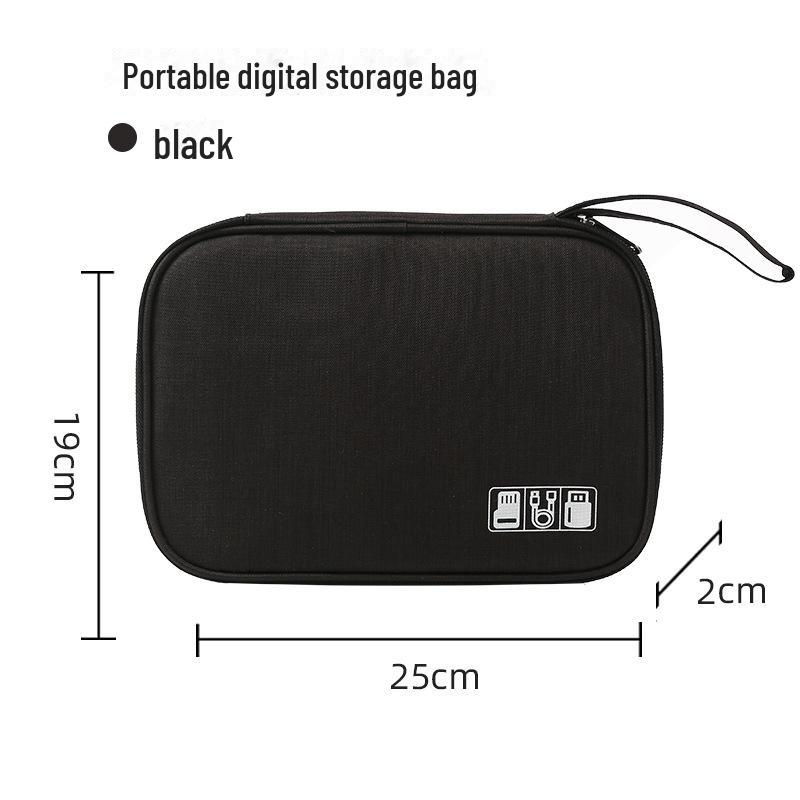 Multifunctional Travel Bag for Cables, Chargers, Power Banks, and Cosmetics