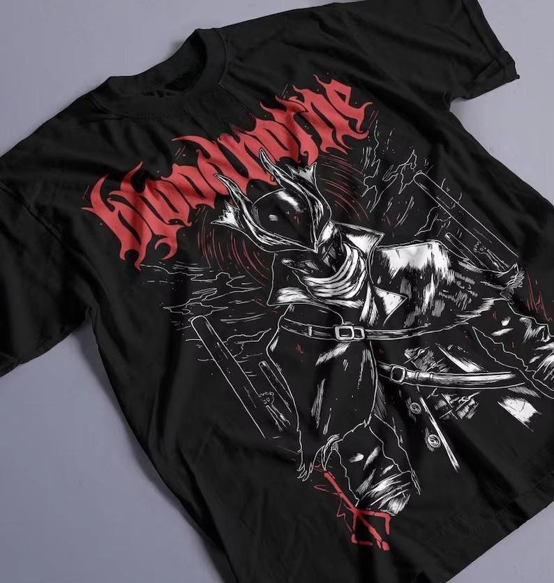 

Unisex Bloodborne Lady Maria of The Astral Clocktower Gaming T-Shirt Soulsborne Yharnam Shirt Oversize Shirt Cotton Top Tees 4XL
