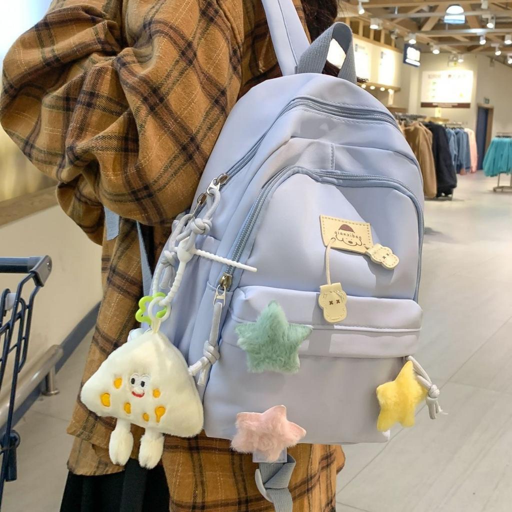 Large Capacity Cute Girl Backpack Schoolbag College Student Lightweight Backpack Female