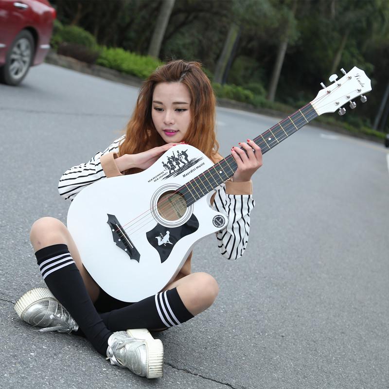 41-Inch Folk Acoustic Guitar for Influencers