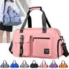 Grande bolsa de fitness bolsa esportiva feminina sapatos secos molhados bolso ombro único crossbody natação ioga academia mochila de viagem mochila