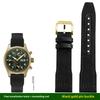For IWC Pilot Nylon Genuine Leather watch band for IWC Mark 18 Balack Aces Portuguese original style woven canvas strap Bracelet