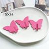 5Pcs Self Adhesive Wall Clothes Towels Hanger Pink Heart Shape Hook Stainless Steel Sticky Key Hooks Child Cute Room Decor Hook