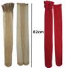 Women'S Sexy Lace Top Flat Top Thigh-High Long Stockings Colorful Lace Trim Sheer Silk Stocking Total 17 Colors S-M 150-170Cm