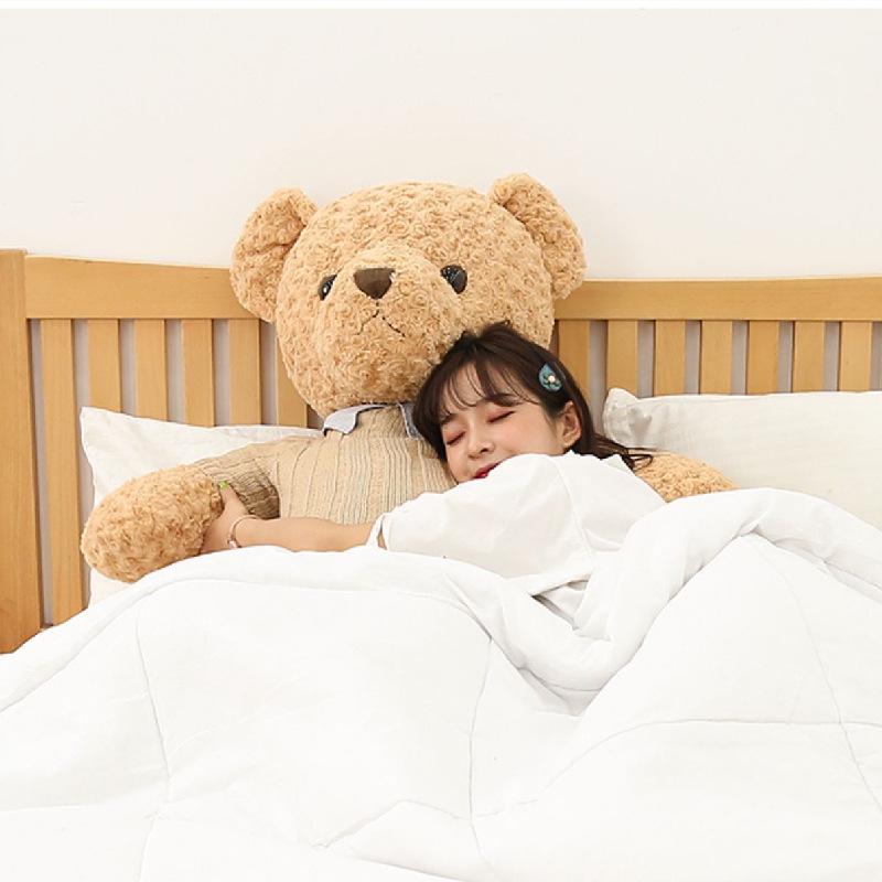 Hugs Baby Preserved Flower Bear Plush Toy - Sweater Teddy Birthday Gift