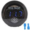 Voltmeter Digital Voltage Meter LED Socket Indicator On/Off 12-24V