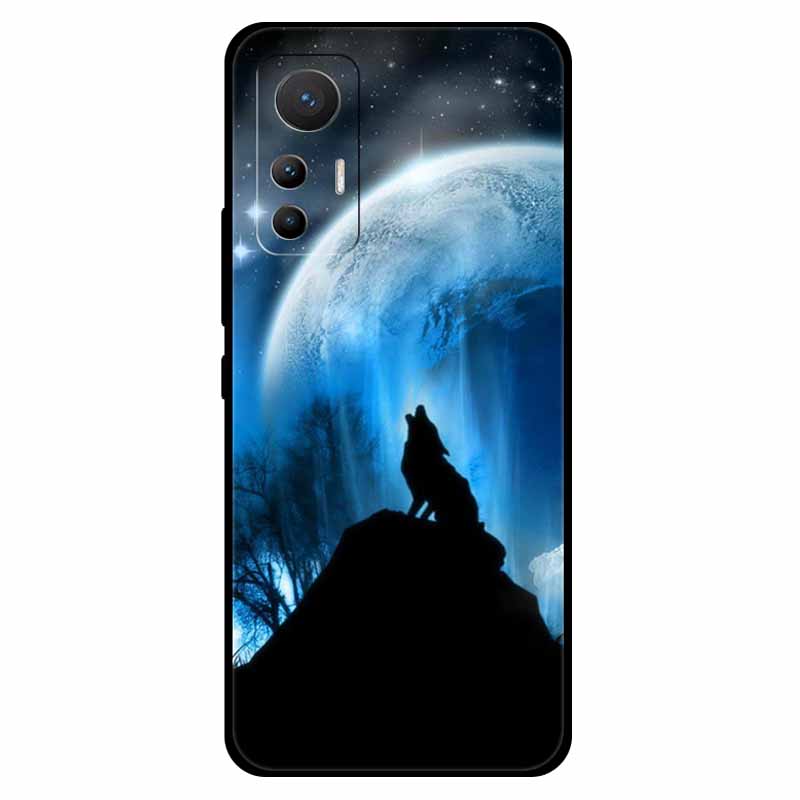 For Xiaomi 12 Lite Case Soft Silicone TPU Space Protective Back Cover For Xiaomi Mi 12 Lite Cases 12lite Printed Marble Shells