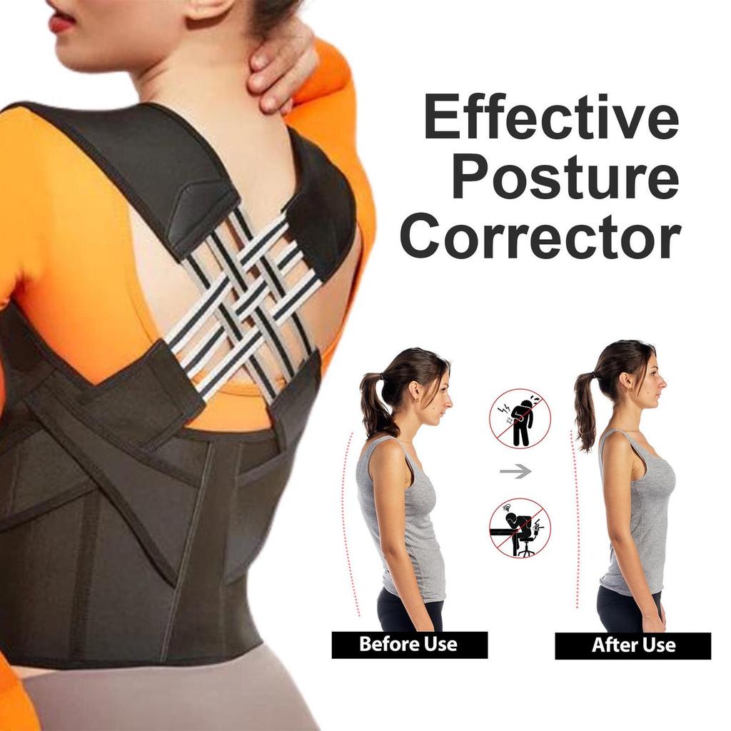Unisex Posture Corrector: Back Support Belt for Shoulder Alignment and Anti-Hunchback Correction