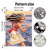 Disney Moana Creative Pearl Art Kit 5D DIY Pearl Embroidery Mosaic Cross-Stitch Kit for Home Decor