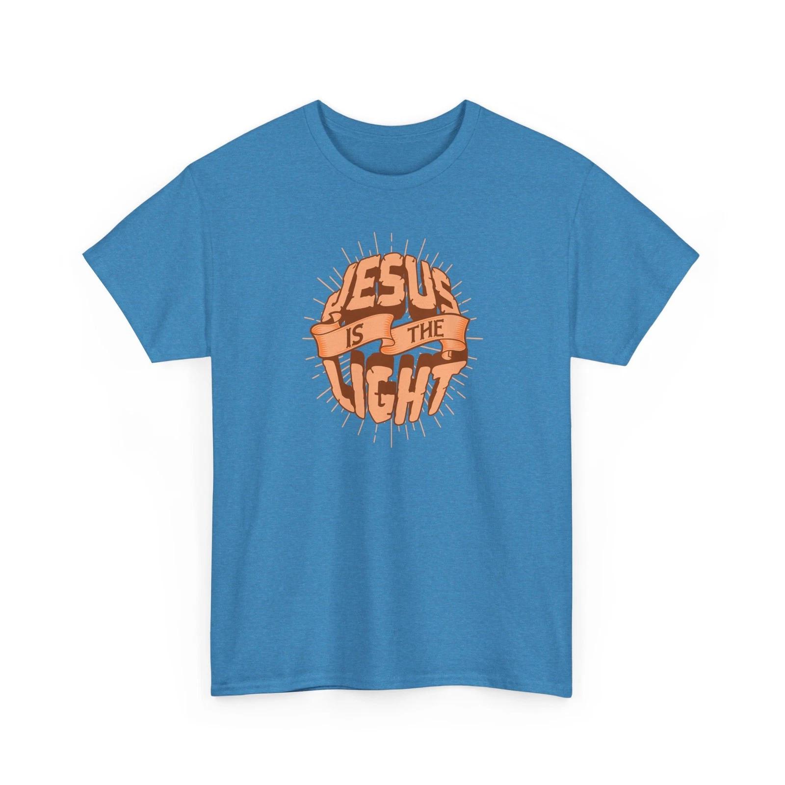 Jesus Is The Light Christian Bible Verse T-Shirt L