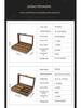 Retro Wood Grain Watch & Eyeglass Storage Box: Available in 3, 6, and 12 Slots