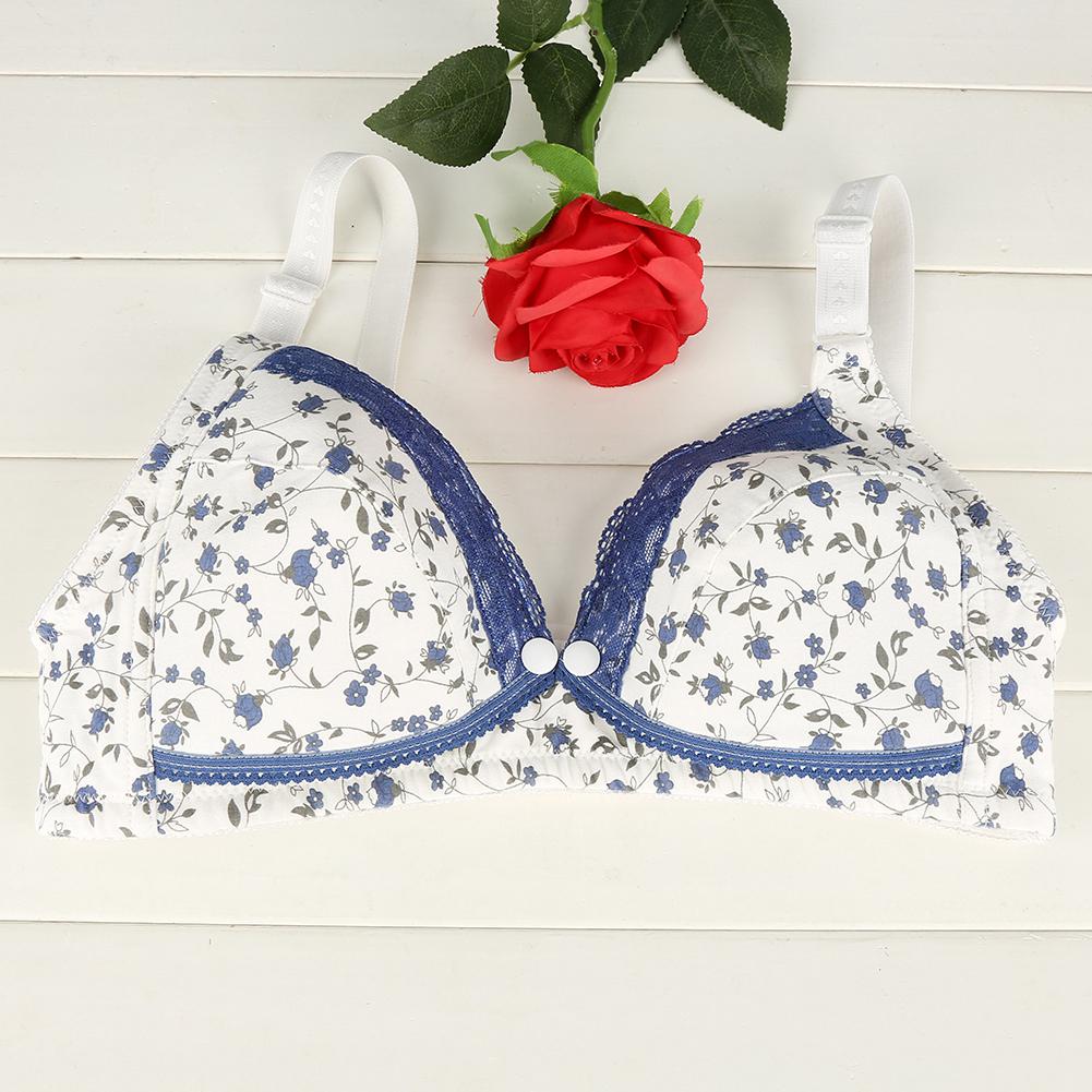 Pre opening Cotton Breast Feeding Maternity Nursing Bra Sleep Bras for Nursing Pregnant Women