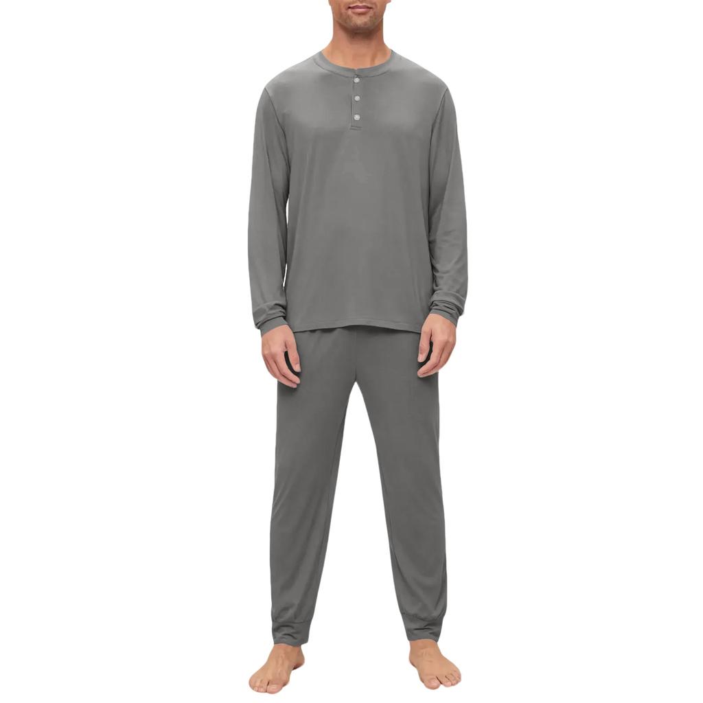 Men's Pajama Set, Long Sleeve And Long Pants, Two-piece Set