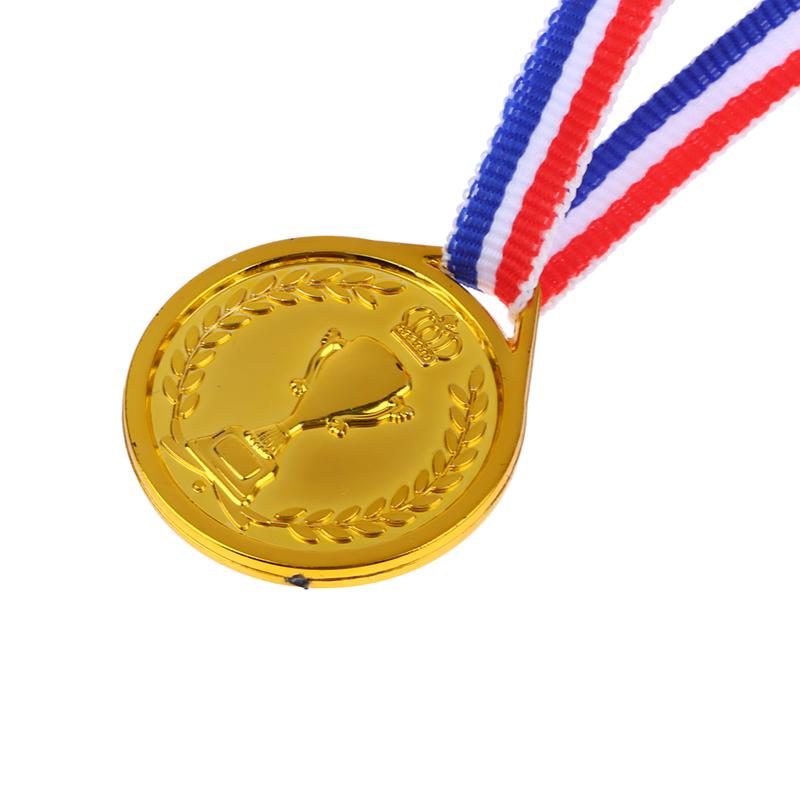 Crown Gold Silver Bronze Award Medal Reward Football Competition Prizes Award Medal For Souvenir Gift Outdoor Sport Kids Toys