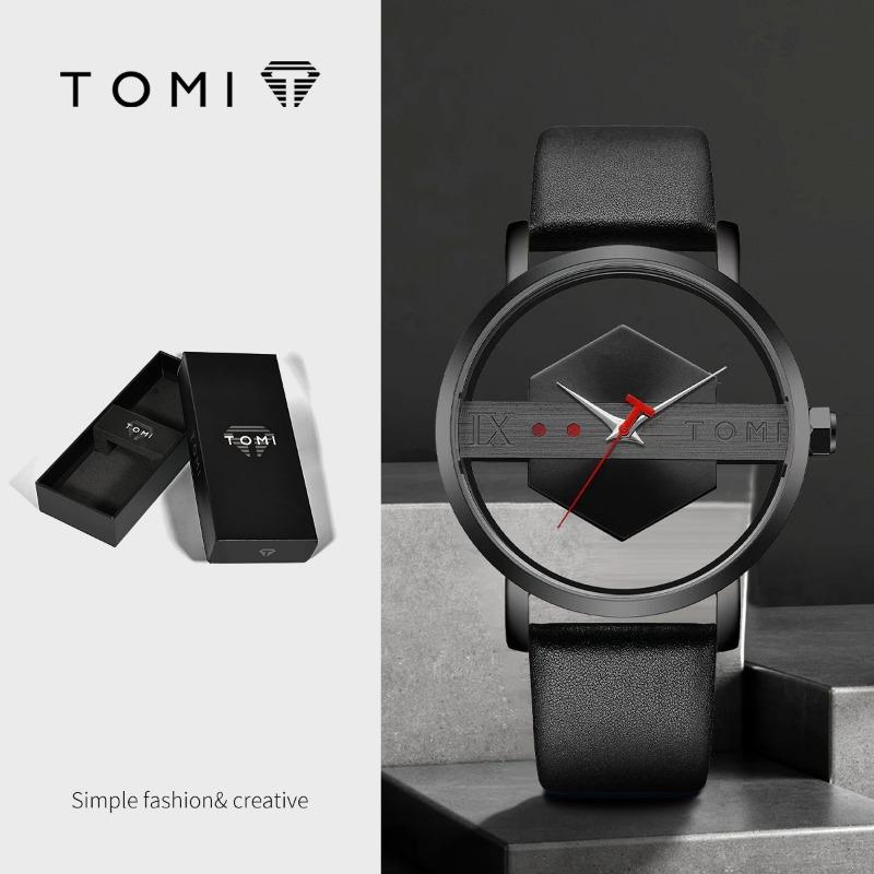 

Hollow design perspective table neutral casual fashion simple men s and women s watches