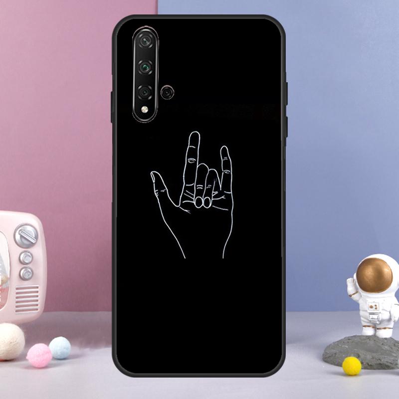 Rock Roll Skull For Huawei Nova 3i 7i 8i 11i 12i 9 10 SE Y60 Y61 Y70 Y72 Y73 Y90 Y91 P20 P40 P30 Lite Case