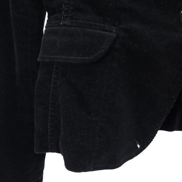 Armani Exchange 90s Old Corduroy Tailored Jacket S Black Women Used