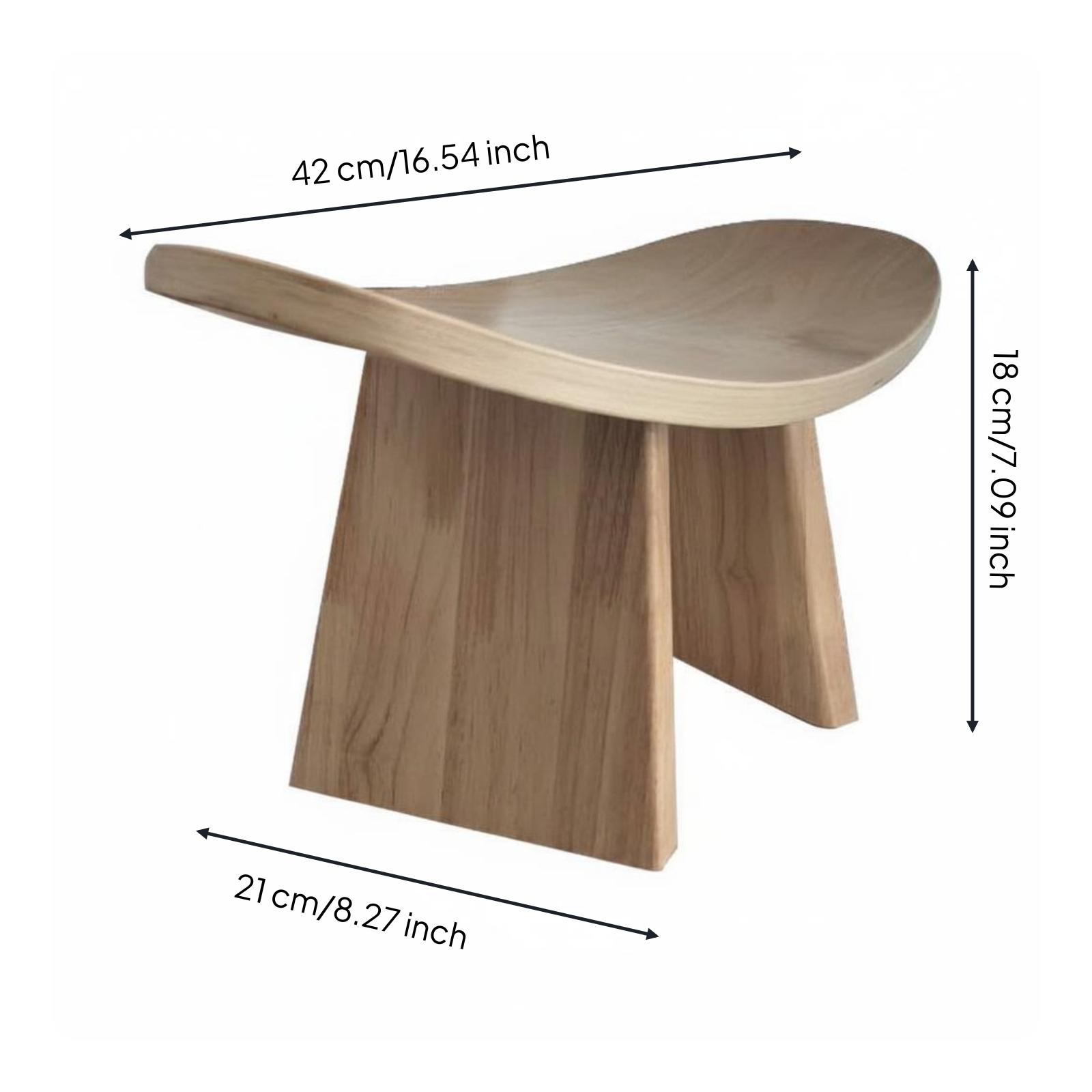 Ergonomic Meditation Bench Materials Solid Wood