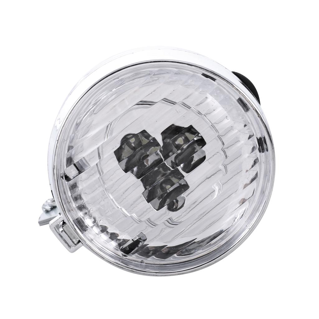 Vintage Bike Headlight Retro 3 LED Front Bicycle Flashlight Classic Lamp for Urban Cycling Safety