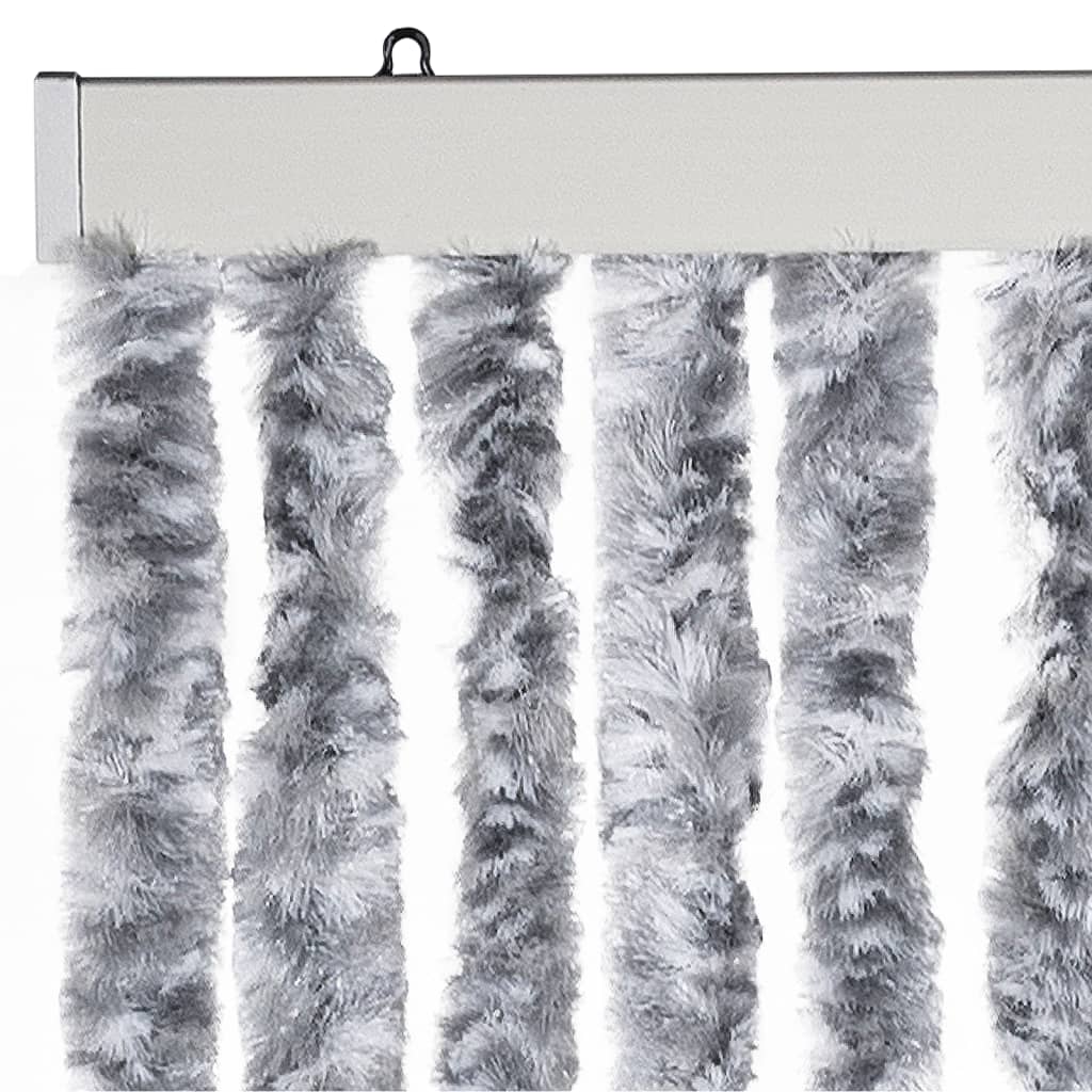 Vidaxl Zasłona Przeciwko Owadom, Biało-Szara, 100X200 Cm, Szenil