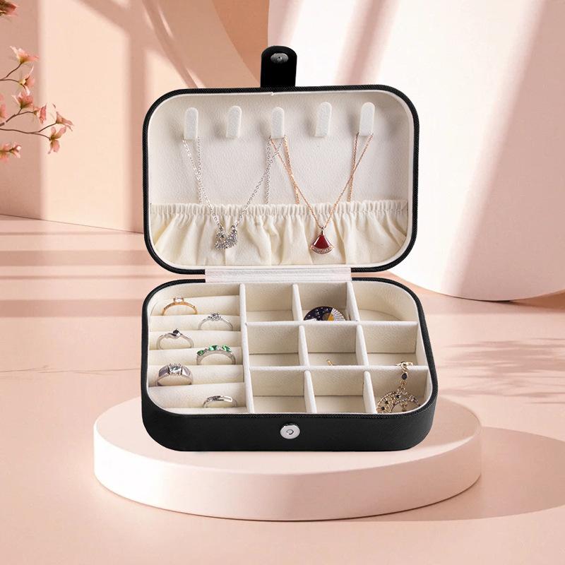 Portable Jewelry Box European Princess Travel Korean Hand Jewelry Jewelry Bag Earrings Ring Small Storage Box