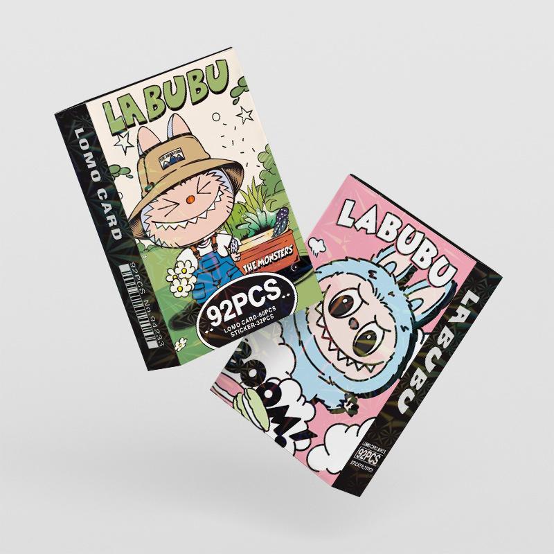 92Pcs/Set  Anime Cute  Mini Lomo Card Double Sided Cartoon Photo Card Collection Gift Toy Photocard Bookmarks Gifts