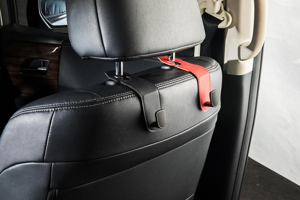 SWITISAN Headrest Hook, Car Seat Hook, Set of 2, Load Capacity 66.1 Lbs (30