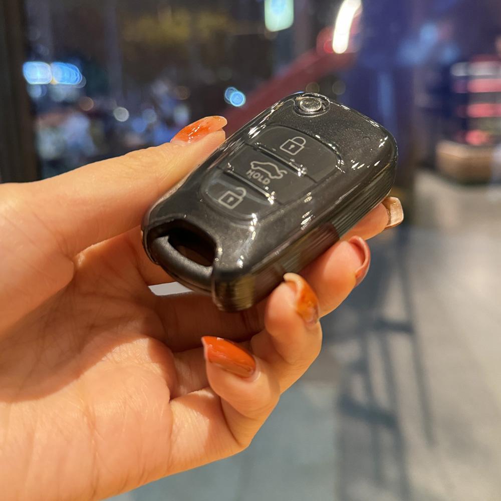 Husa TPU pentru chei de mașină pentru KIA Sportage Rio 3 Soul Optima Ceed Pro K5 K2 Pride pentru Hyundai i20 i30 ix20 ix25 ix35 Elantra Accent