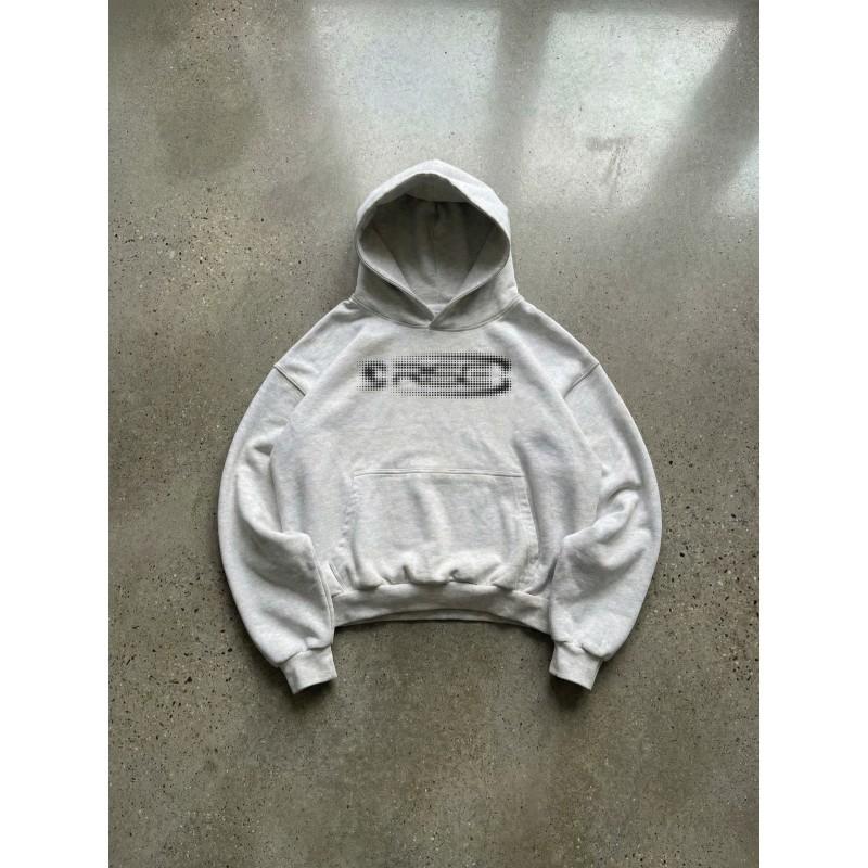 Unisex Oversized Cotton Hoodie With 3D Graphic Print Streetwear Loose Fit Hip Hop Sweatshirt