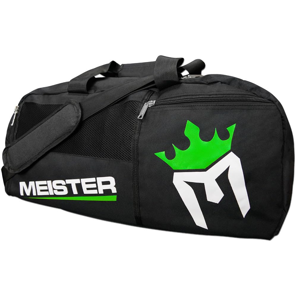 

Meister Vented Convertible Gym Bag Ideal Black Duffel/Backpack – Carry-On