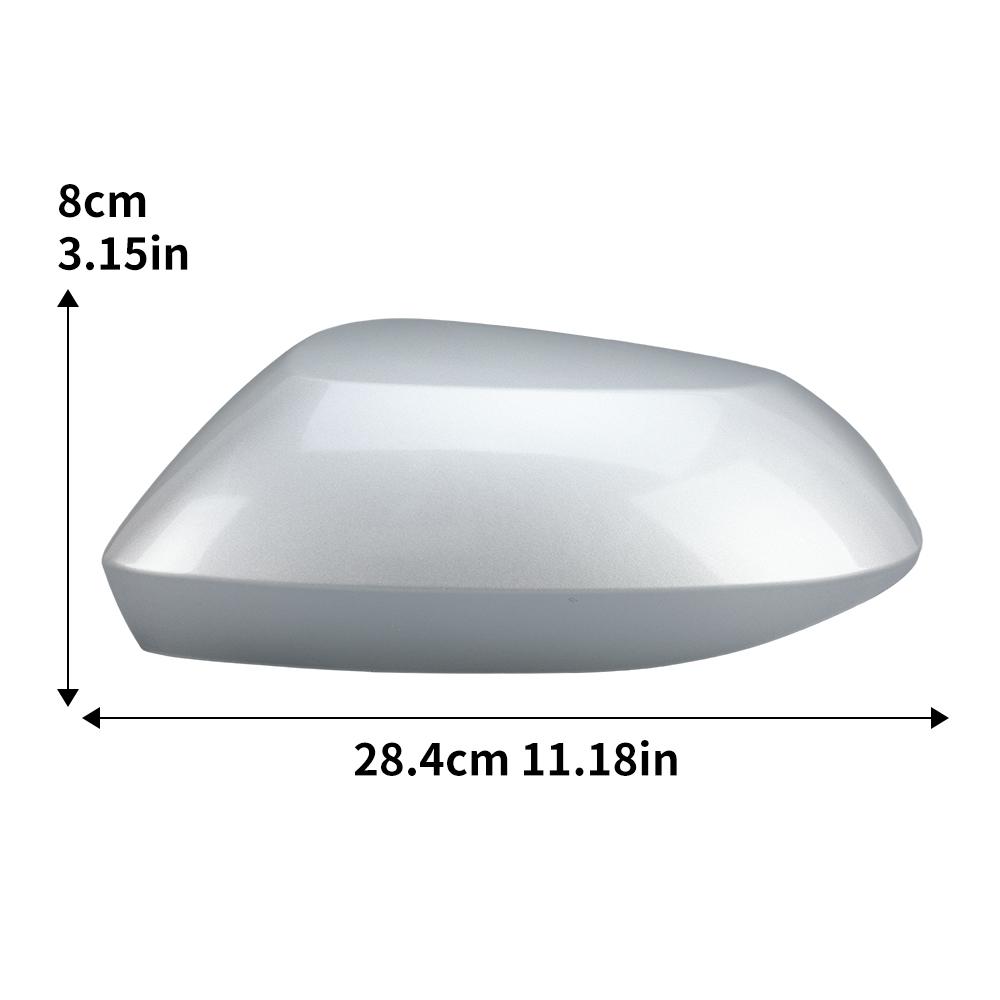 Door Mirror Cover Cap For Toyota Yaris     2024 Silver Rearview Side Mirror Housing Cover Cap Car Accessories