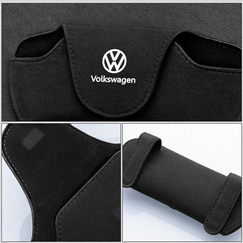 Cup Holders Car Glasses Box Sun Visor Glasses Holder Sunglasses Case For Volkswagen VW T5 Amarok 2013 Passat Golf 4 5 6 7 MK4 MKNB2