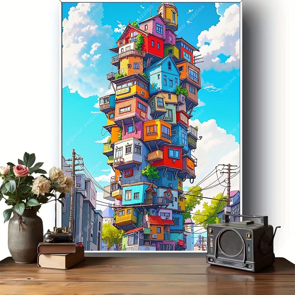 2000/1314/1000/520 peças, Quebra-Cabeças, Diversão em Família Quebra-Cabeça para Adultos, Cuboide Portátil Arte DIY Decoração, Quebra-Cabeças DIY, Papel de Alta Qualidade