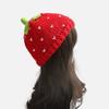 Warm Knitted Fruit Hat Creative Pineapple Beanie Lemon Strawberry Pullover Cap  Outdoor