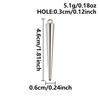6pcs Mix Goth Punk Charm Stereoscopic Cone Pendant Stainless Steel Charms For Jewelry Making Supplies Handmade Earrings Necklace