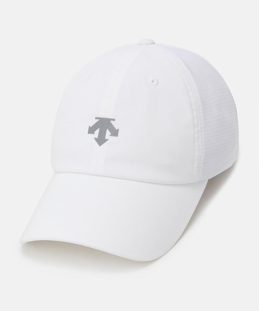 DESCENTE Training Mesh Lightweight Ball Cap White Sr123Tcp31