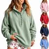 Women's Fashion Casual Retro Color Long Sleeve Pullover Top for Everyday Wear