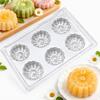 PP Jelly Mold Daisy Flower Mousse Mold Candy Coating Soap Mold  Cake Baking