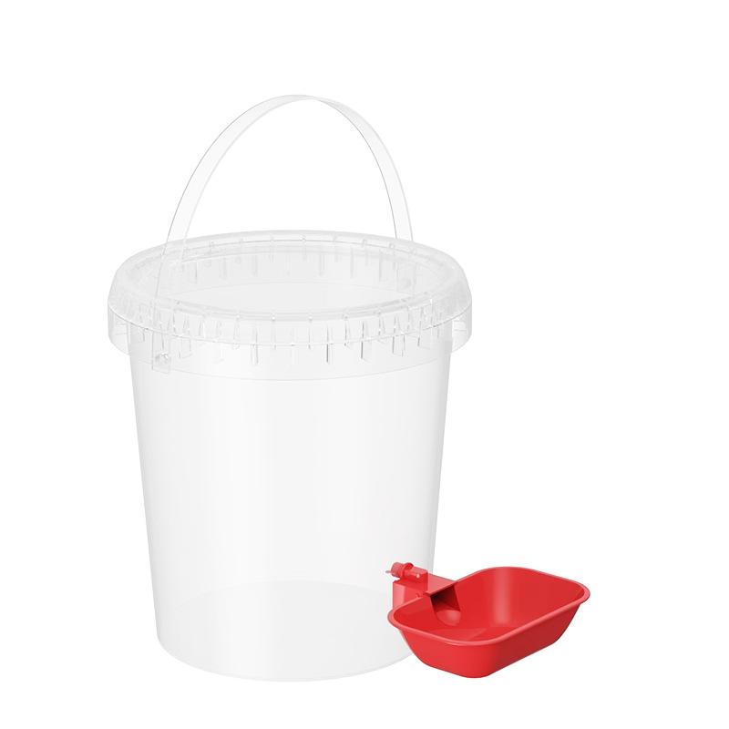 Distributeur d'eau pour chat Distributeur d'alimentation pour poulet Distributeur d'eau potable Distributeur d'eau automatique pour poulet et canard Seau d'eau potable