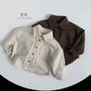 Koreanischer Stil Unisex Kinder Langarmshirt Lässig Baumwolle Kinder Oberteil Kleidung