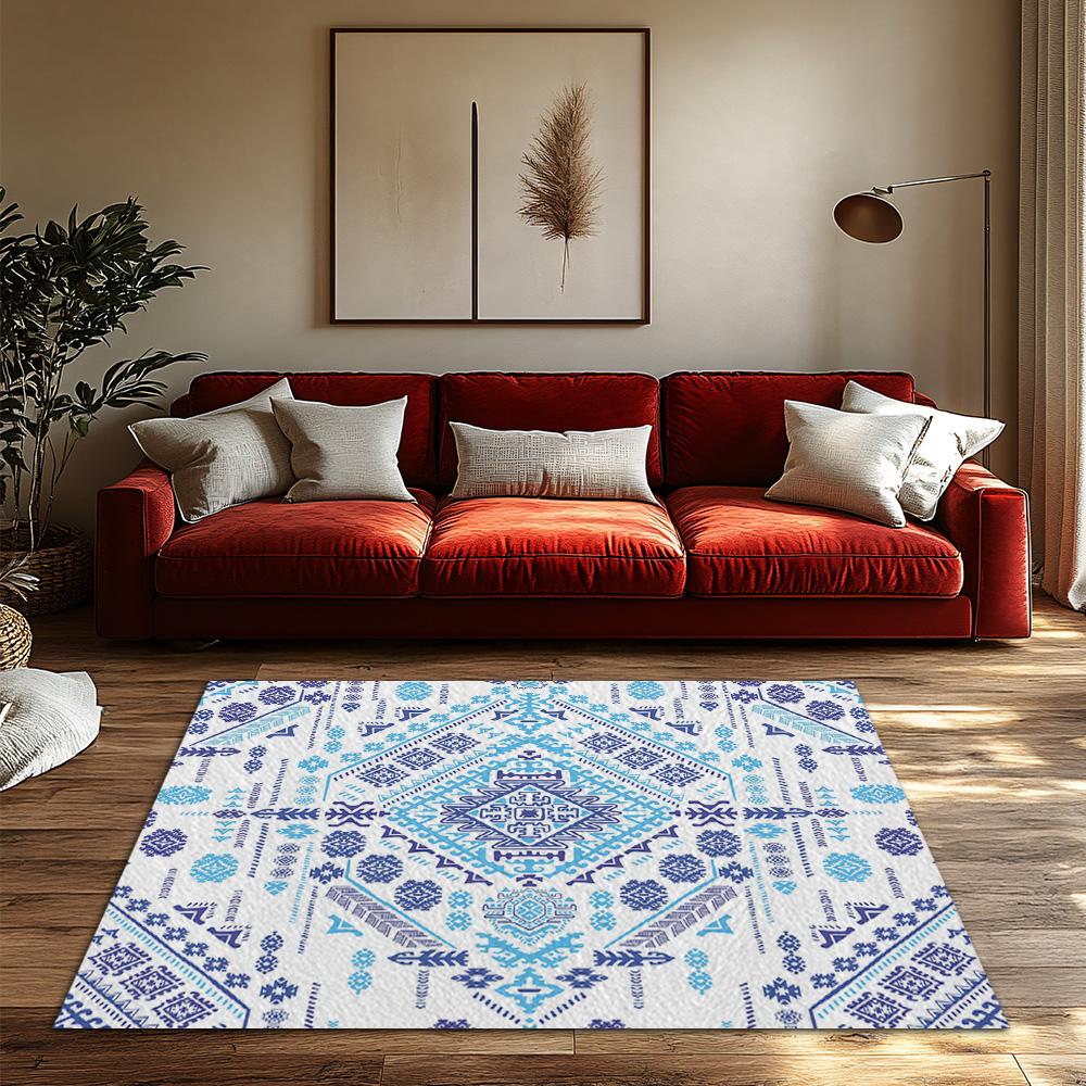 Moroccan Area Rug Vintage Bohemian Carpet Washable Non Slip Floor Mat Living Room Decor Home Decor Turkish Rug Modern Abstract P