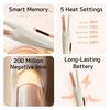 PLUZZ Hair Mini Iron for Straightening and Compatible with Fast 5 Temperature 200 Million Negative Silk for Compact for Ceramic High with Function
