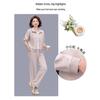 2026 Spring Sports Suit for Mom: Stylish Jacket & Wide-Legged Two-Piece Set for Middle-Aged and Elderly